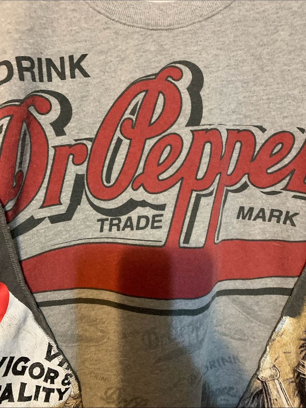 Dr.Pepper Graphic unisex oversized sweatshirt size 2XL - Picture 4 of 6